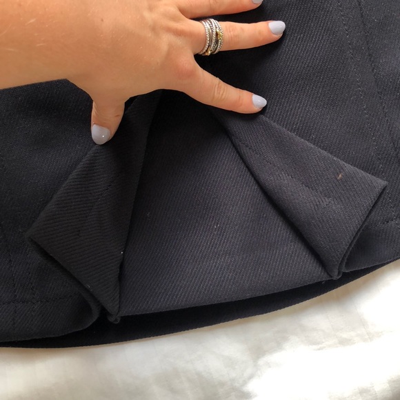 LOFT navy dress skirt - Picture 2 of 6
